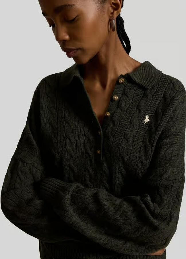 Polo Ralph Lauren Loose fit pullover van wol-mix met kasjmier-aandeel