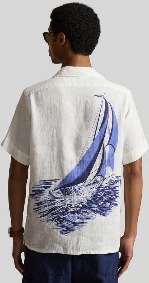 Polo Ralph Lauren Loose fit vrijetijdsoverhemd van puur linnen
