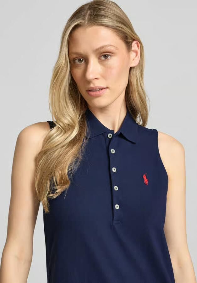 Polo Ralph Lauren Losjes vallende polojurk van katoenmix