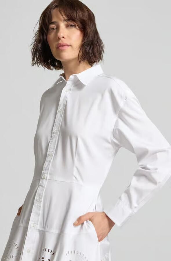 Polo Ralph Lauren midi overhemdjurk van puur katoen