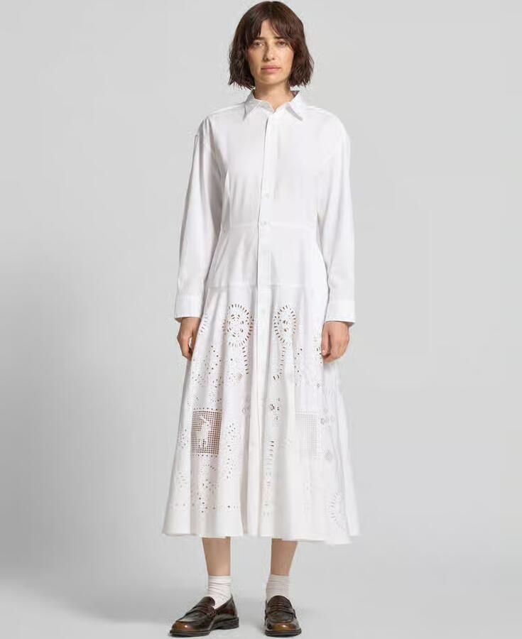 Polo Ralph Lauren midi overhemdjurk van puur katoen - Foto 2