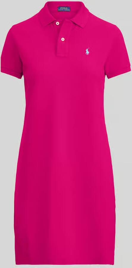 Polo Ralph Lauren mini-jurk met logostitching model 'Polo' - Foto 7