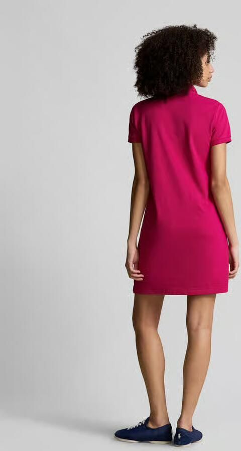 Polo Ralph Lauren mini-jurk met logostitching model 'Polo' - Foto 5