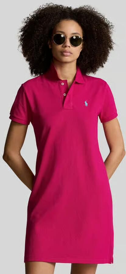 Polo Ralph Lauren mini-jurk met logostitching model 'Polo' - Foto 9