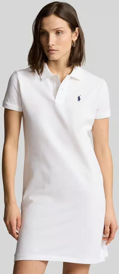 Polo Ralph Lauren mini-jurk met logostitching model 'Polo' - Foto 7