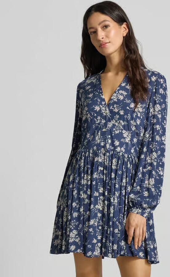 Polo Ralph Lauren Mini-jurk van pure viscose met V-hals - Foto 2