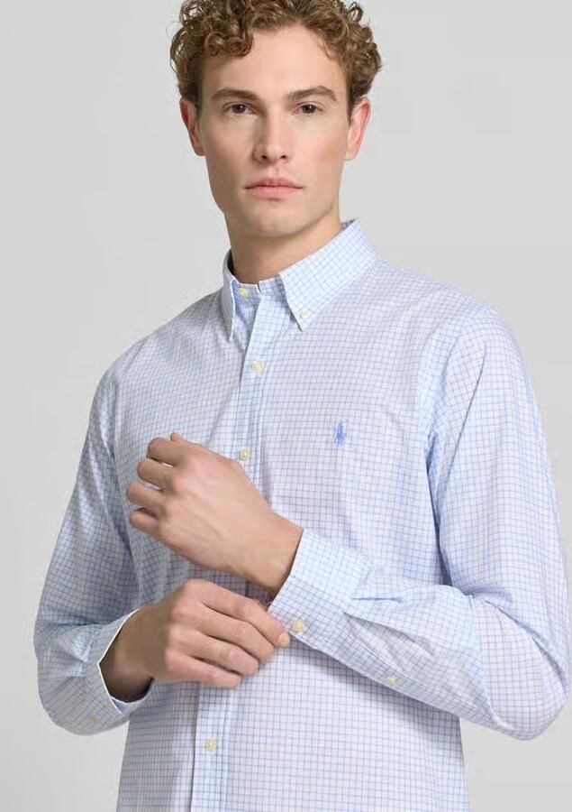 Polo Ralph Lauren modern fit vrijetijdsoverhemd van katoenmix