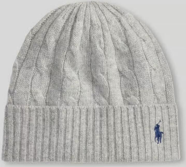 Polo Ralph Lauren Muts van wolmix met gestikt logo