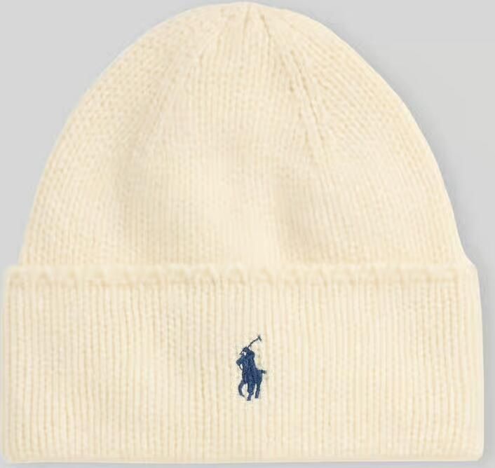 Polo Ralph Lauren Muts van wol met labeldetail model 'PONY'