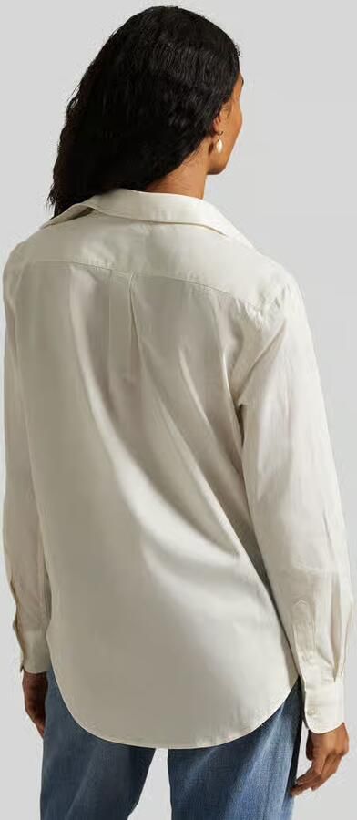 Polo Ralph Lauren klassiek fit overhemdblouse met doorlopende knoopsluiting - Foto 3