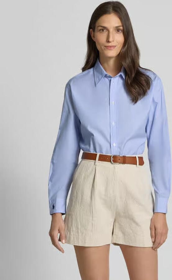 Polo Ralph Lauren Oversized fit overhemdblouse met kentkraag - Foto 2