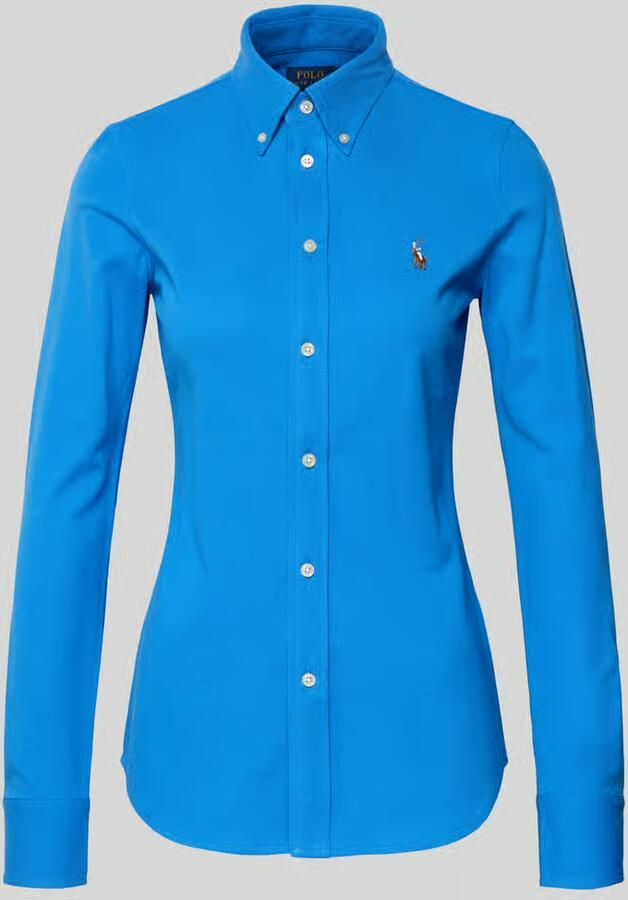 Polo Ralph Lauren Overhemdblouse met labelstitching