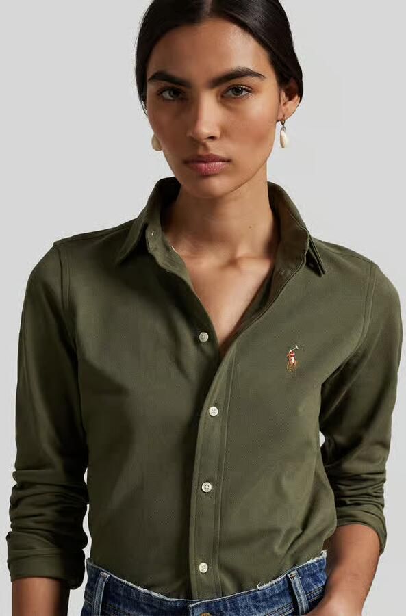 Polo Ralph Lauren Stijlvolle Overhemden Collectie Green Dames