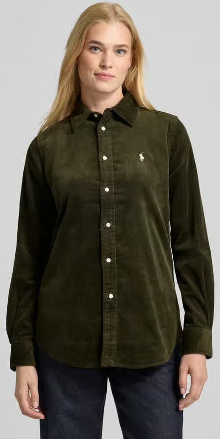 Polo Ralph Lauren Overhemdblouse met labelstitching - Foto 2