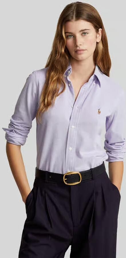 Polo Ralph Lauren Overhemdblouse met labelstitching - Foto 4