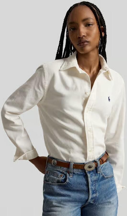 Polo Ralph Lauren Overhemdblouse met logostitching - Foto 2