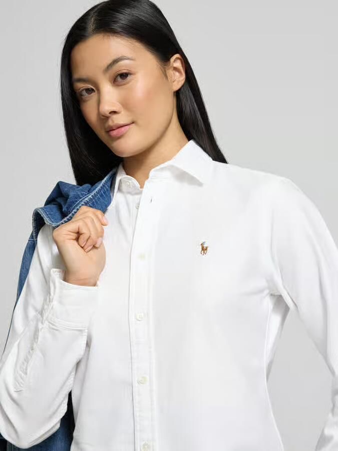 Ralph Lauren Witte Overhemd met Lange Mouwen en Knoopsluiting White Dames - Foto 4