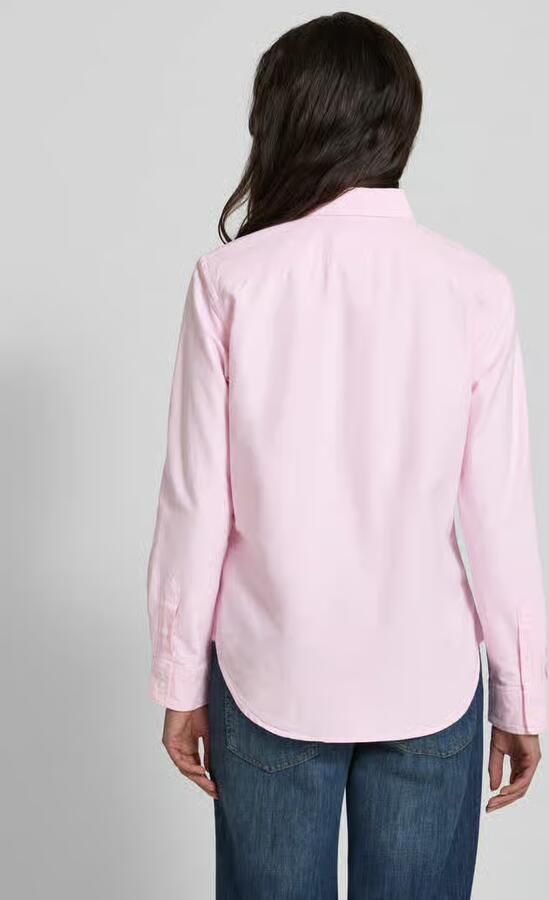 Polo Ralph Lauren Klassieke Oxford Overhemd Roze Lange Mouw Pink Dames - Foto 5