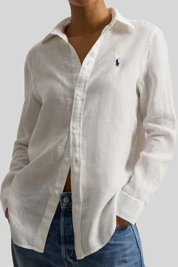 Polo Ralph Lauren Overhemdblouse van puur linnen - Foto 2