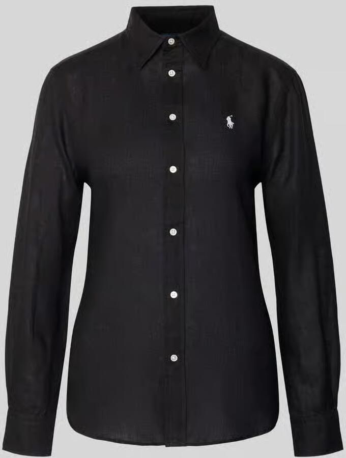 Polo Ralph Lauren Loose fit overhemdblouse van puur linnen met knoopsluiting