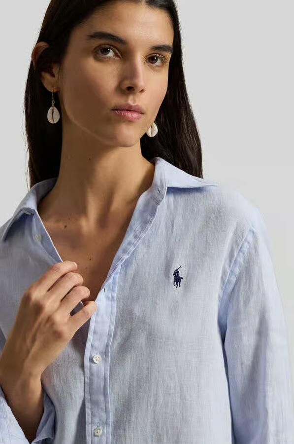 Polo Ralph Lauren Overhemdblouse van puur linnen