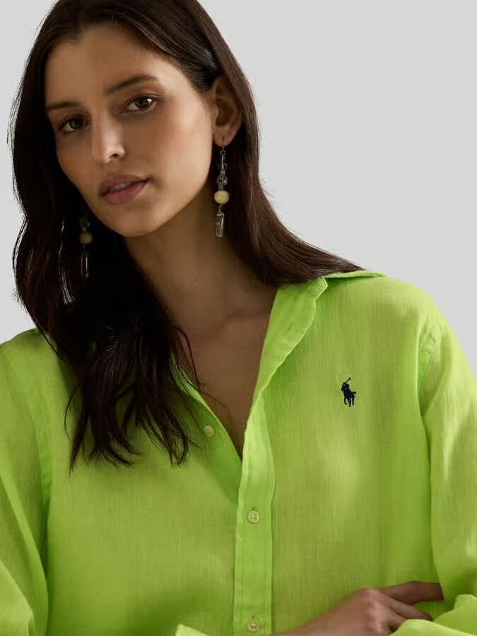 Polo Ralph Lauren Overhemdblouse van puur linnen
