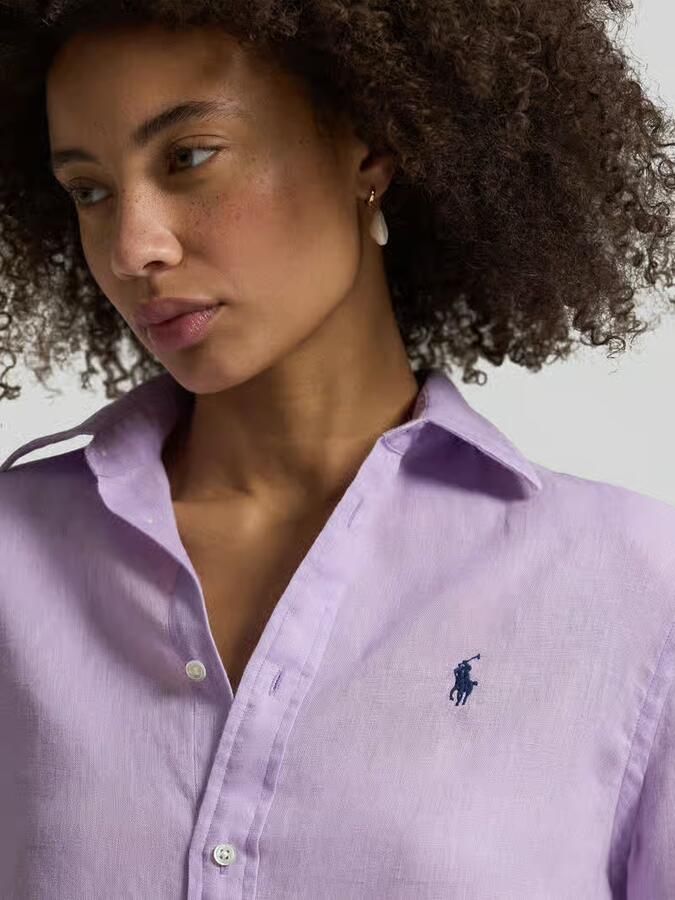 Polo Ralph Lauren Overhemdblouse van puur linnen