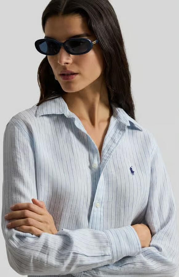 Polo Ralph Lauren Overhemdblouse van puur linnen