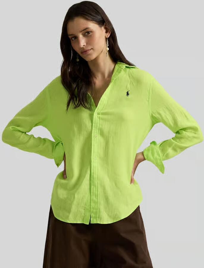 Polo Ralph Lauren Overhemdblouse van puur linnen - Foto 2