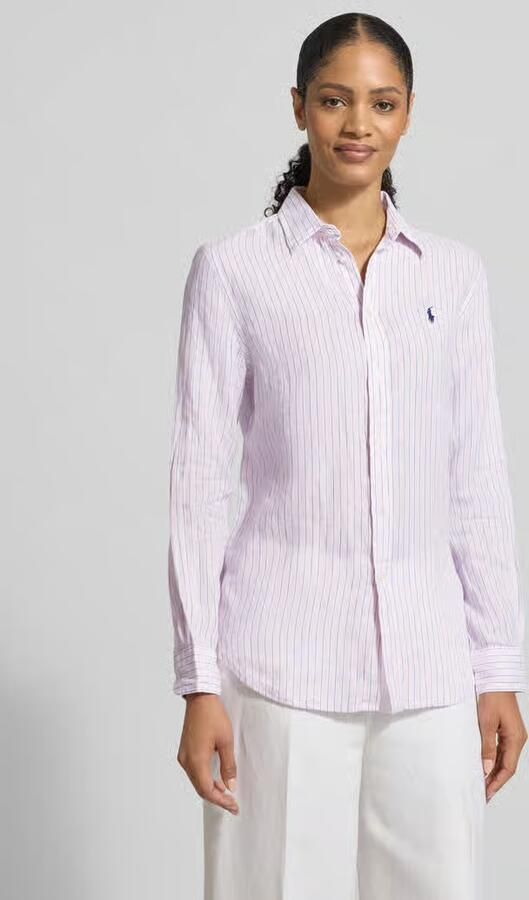 Polo Ralph Lauren Overhemdblouse van puur linnen - Foto 3