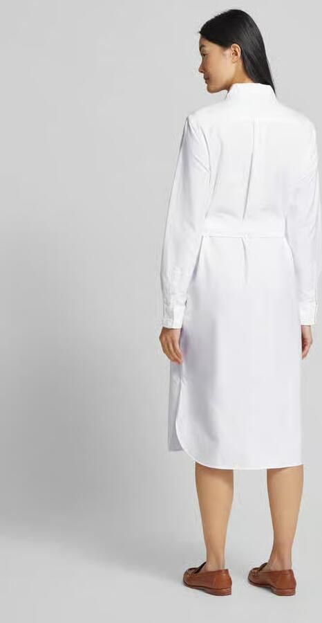 Polo Ralph Lauren Blousejurk met logostitching en knoopsluiting model 'CORY' - Foto 4