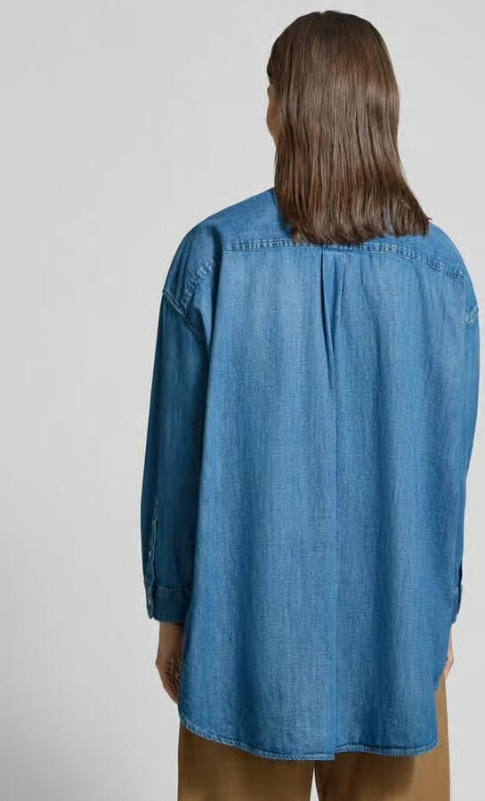 Polo Ralph Lauren Blauwe Oversize Denim Shirt Jas Blue Dames - Foto 6