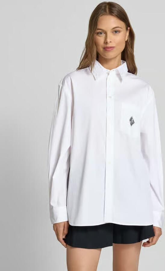 Polo Ralph Lauren Oversized overhemdblouse met borstzak - Foto 2