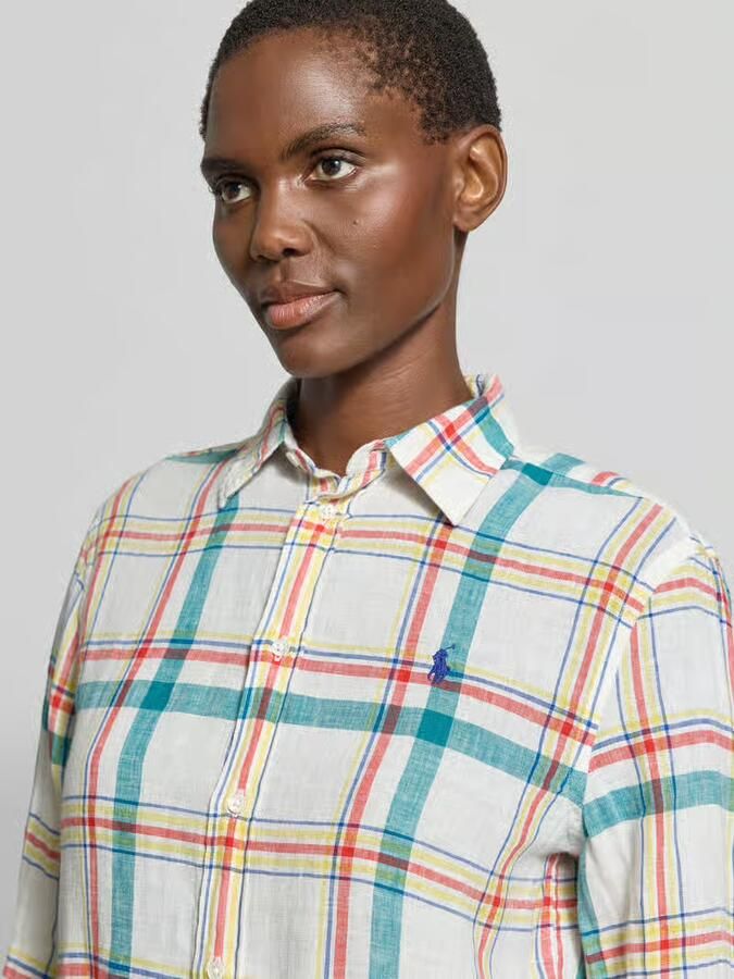 Polo Ralph Lauren Oversized overhemdblouse van puur linnen