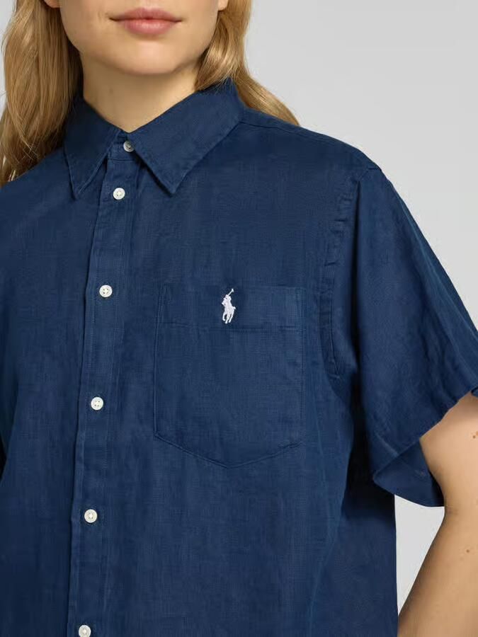 Polo Ralph Lauren Oversized overhemdblouse van puur linnen