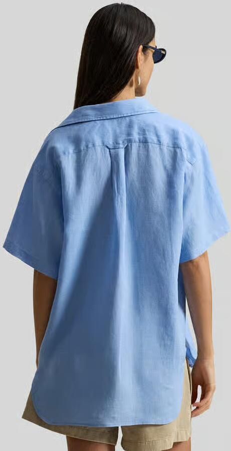 Polo Ralph Lauren Oversized overhemdblouse van puur linnen - Foto 4