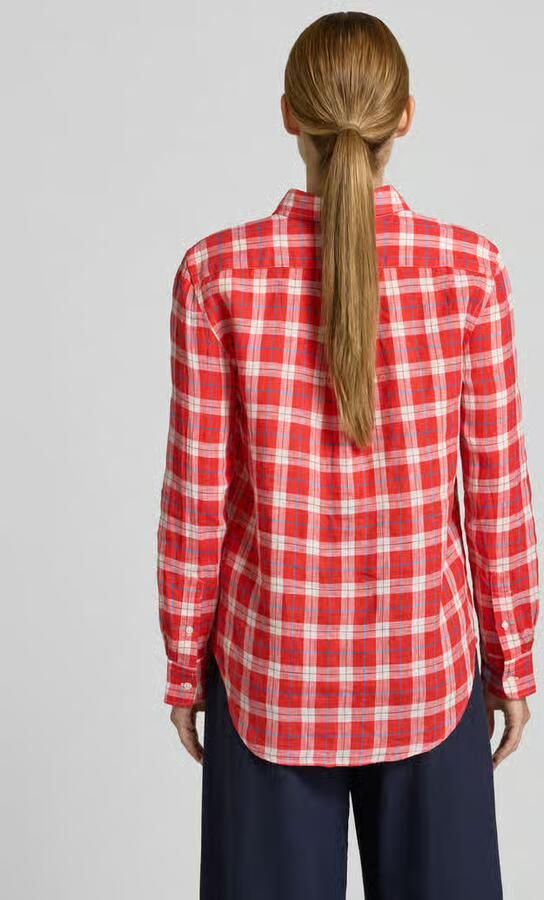 Polo Ralph Lauren Oversized overhemdblouse van puur linnen