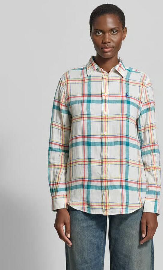 Polo Ralph Lauren Oversized overhemdblouse van puur linnen - Foto 4