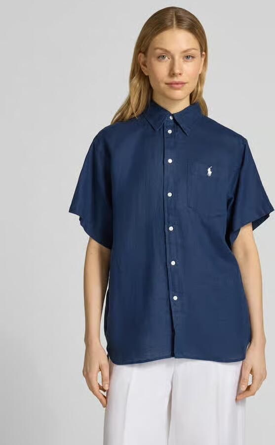 Polo Ralph Lauren Oversized overhemdblouse van puur linnen - Foto 3