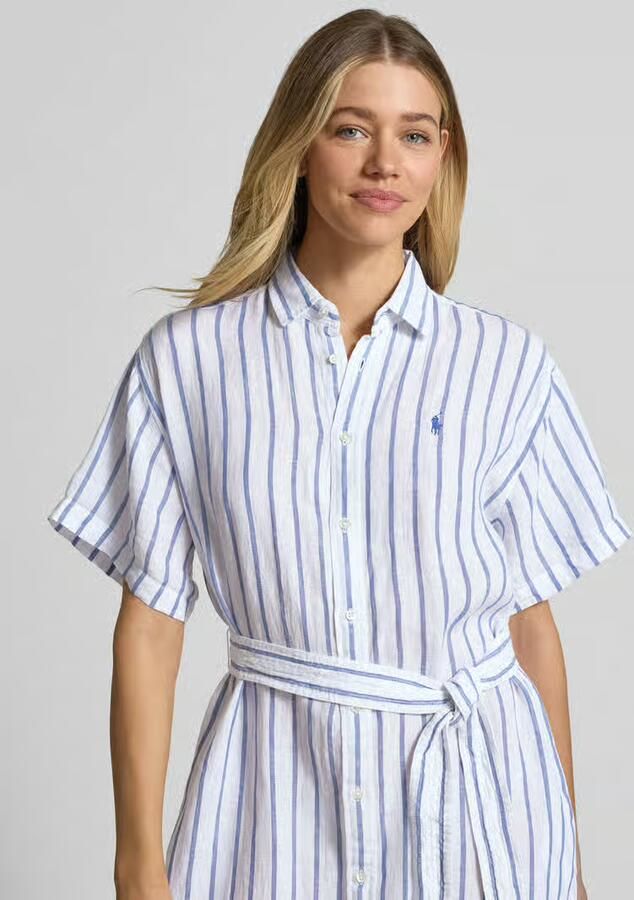 Polo Ralph Lauren Oversized overhemdjurk van puur linnen