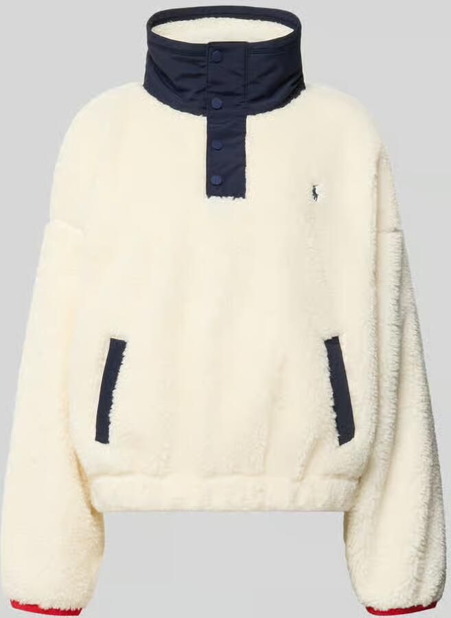 Polo Ralph Lauren oversized sweatshirt met polo bear-intarsia