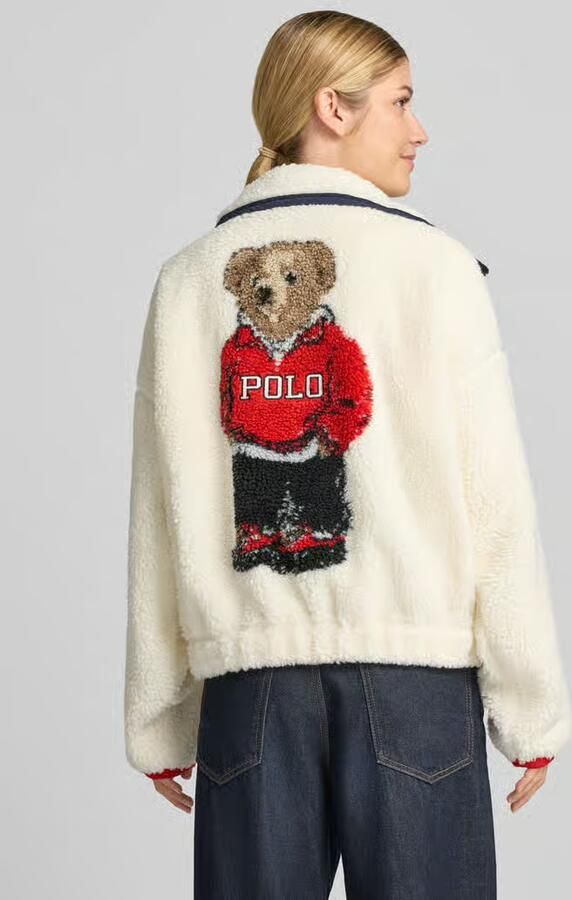 Polo Ralph Lauren oversized sweatshirt met polo bear-intarsia - Foto 3