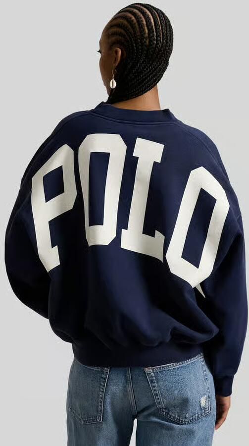 Polo Ralph Lauren Oversized sweatshirt van katoenmix - Foto 3
