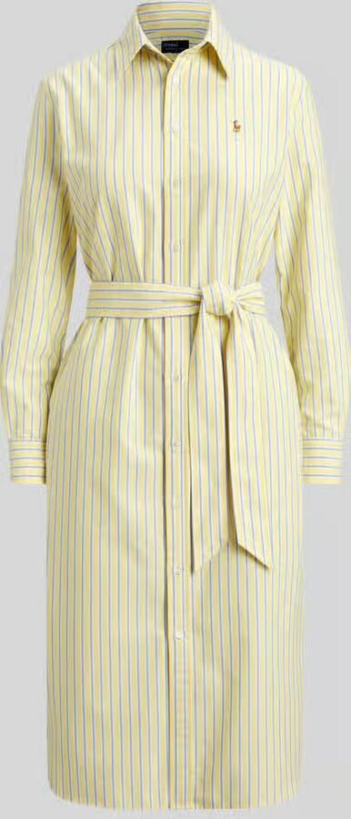 Polo Ralph Lauren Oxford-overhemdjurk met riem - Foto 2