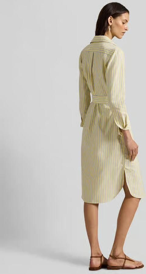 Polo Ralph Lauren Oxford-overhemdjurk met riem