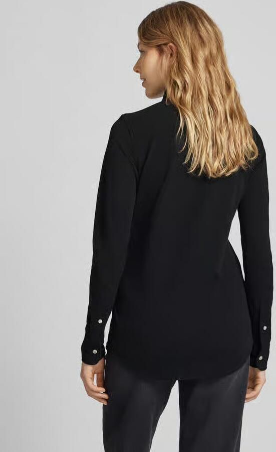 Polo Ralph Lauren Casual Langemouw Zwart Katoenen Overhemd Black Dames - Foto 7