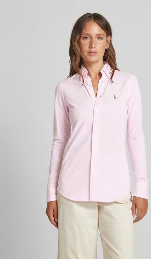 Polo Ralph Lauren Overhemdblouse met button-downkraag model HEIDI - Foto 4