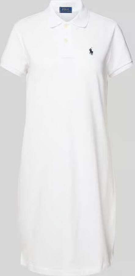 Polo Ralph Lauren mini-jurk met logostitching model 'Polo' - Foto 5