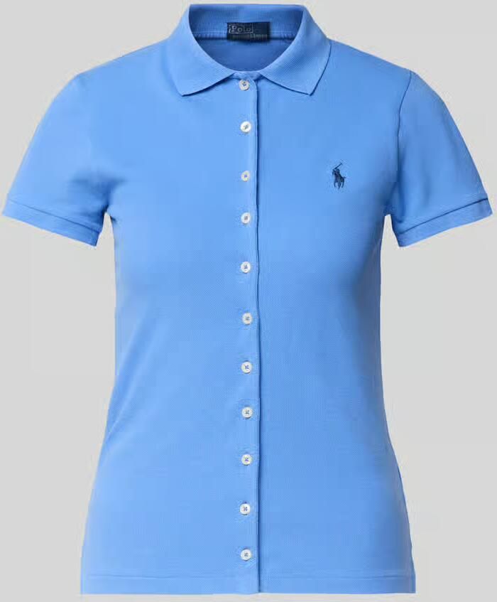 Polo Ralph Lauren Blauw poloshirt met korte mouwen Blue Dames - Foto 2