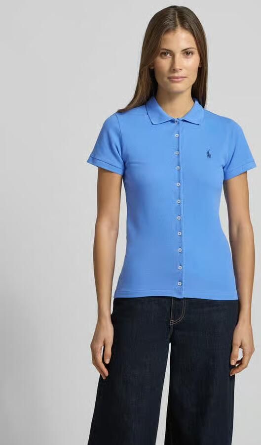 Polo Ralph Lauren Blauw poloshirt met korte mouwen Blue Dames - Foto 5